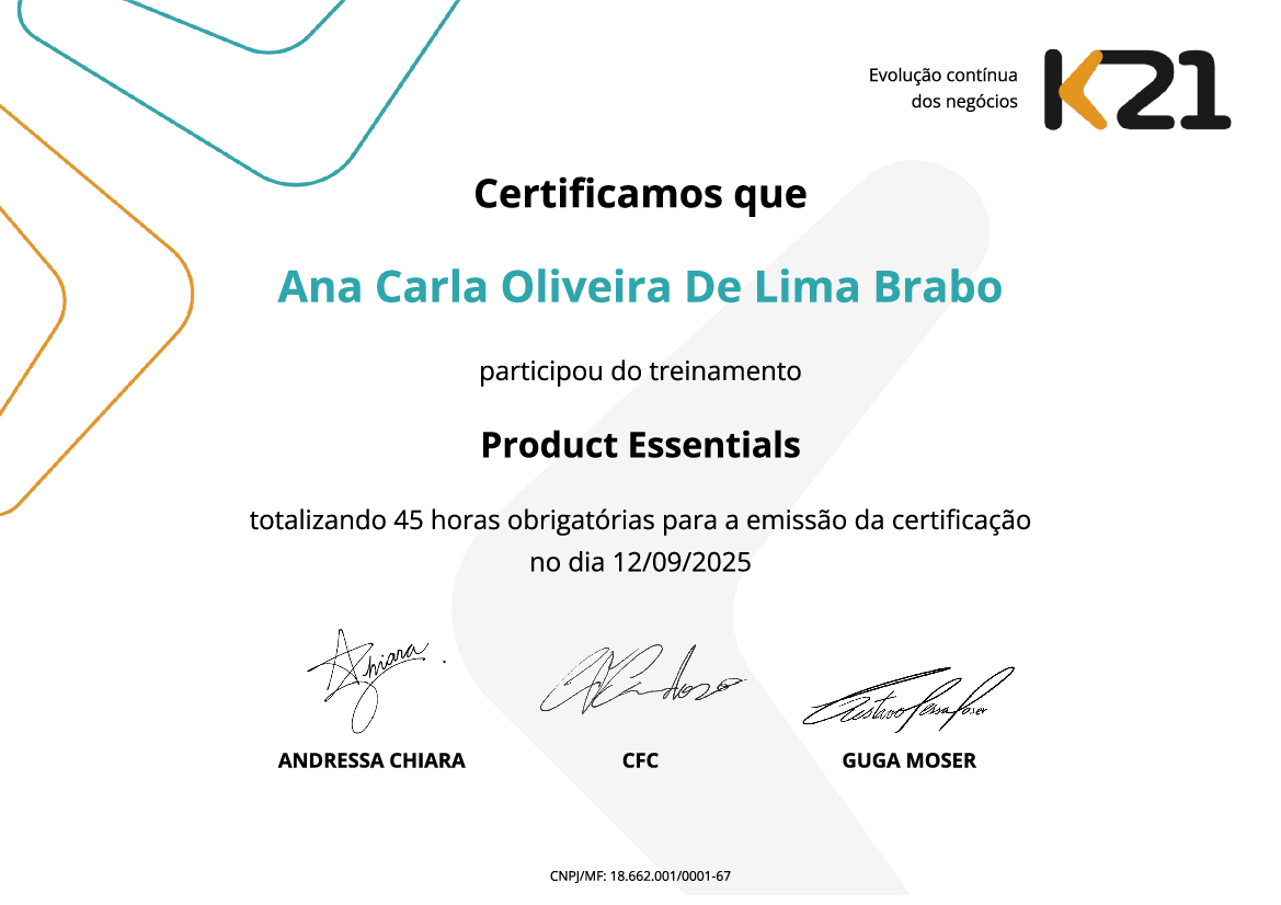 Certificado K21